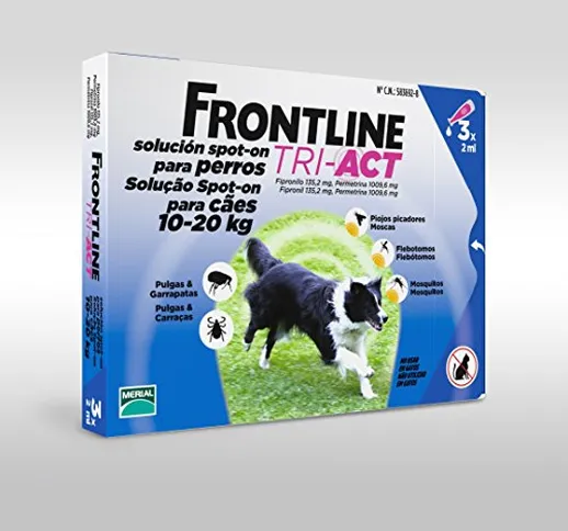 Frontline Tri-Act 6 Fialette Tra 10 e 20 KG