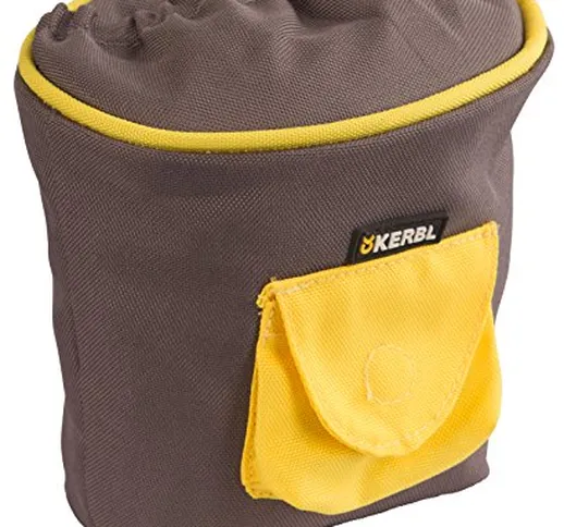 Kerbl PRO Feeding Bag, 14 x 11 x 14 cm, Grey/Yellow