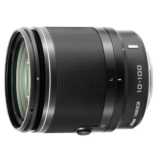 Nikon 1 Nikkor Obiettivo VR 10-100 Mm 14-5.6 Zoom PD, Colore Nero
