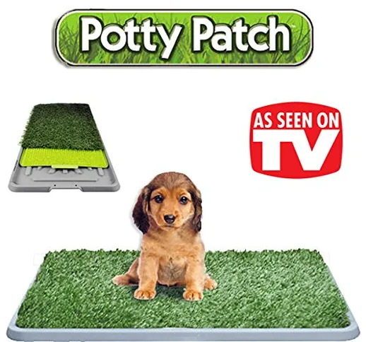 L'originale Potty Patch! Lettiera in erba sintetica per cani - Tappetino toilette wc ideal...