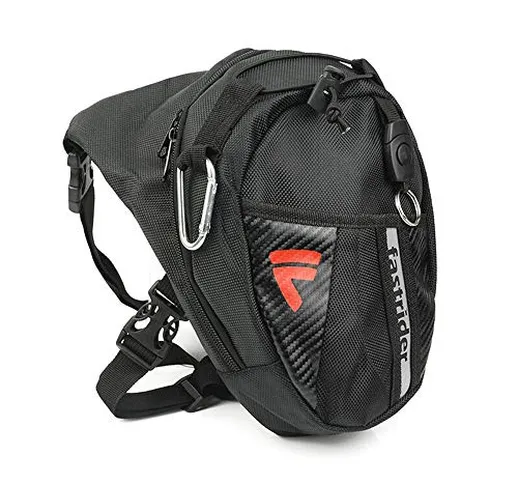 DQMEN Borsa da Gamba Marsupio Cosciale Unisex di Tela Trekking Escursioni Sportivo per Via...