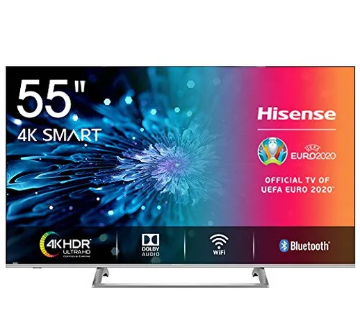 Hisense H55BE7400 Smart TV LED Ultra HD 4K 55", Dolby Vision HDR, Wide Colour Gamut, Unibo...