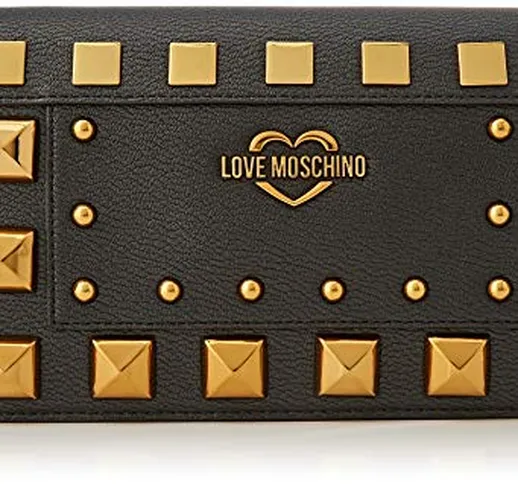 Love Moschino JC4283PP0BKO0, Borsa A Spalla Donna, Nero, Normale