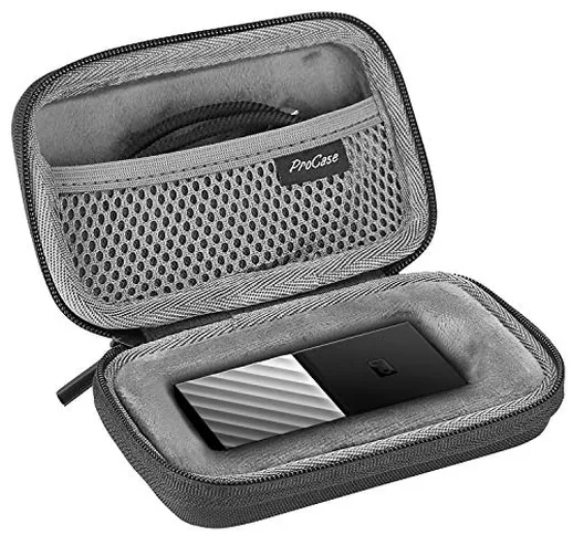 ProCase Custodia Rigida Viaggio per Western Digital My Passport Hard Disk Esterno Portatil...