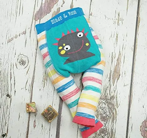 Blade & Rose messy Monster leggings Pink, Blue 2-3 anni