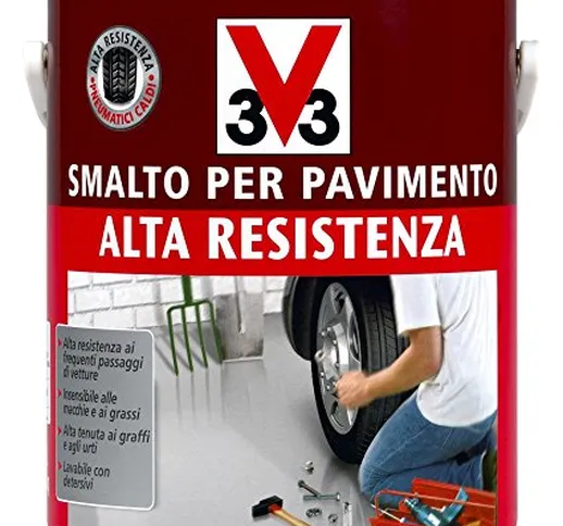 Vernice per pavimenti ad alta resistenza e tenuta - colore Grigio Chiaro 500 ml