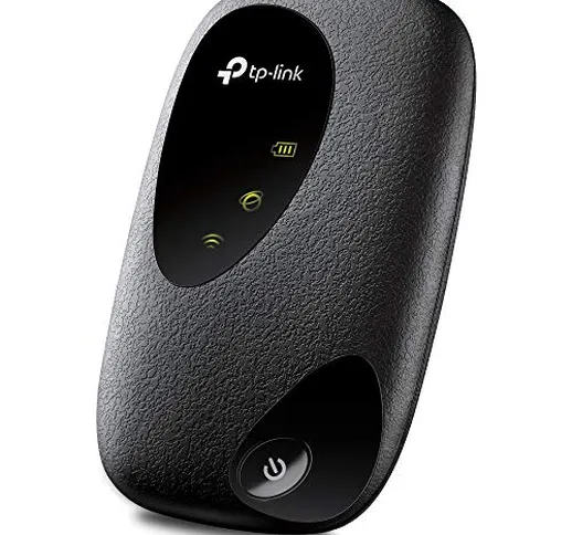 TP-Link M7200 Mobile Router Hotspot Portatile, Saponetta Wifi 4G LTE Cat4 150 Mbps, Vincit...