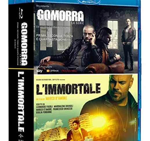 Gomorra - Boxset Stagioni 1-4 (Blu-Ray) + L'Immortale (Blu-Ray) (16 Dischi)