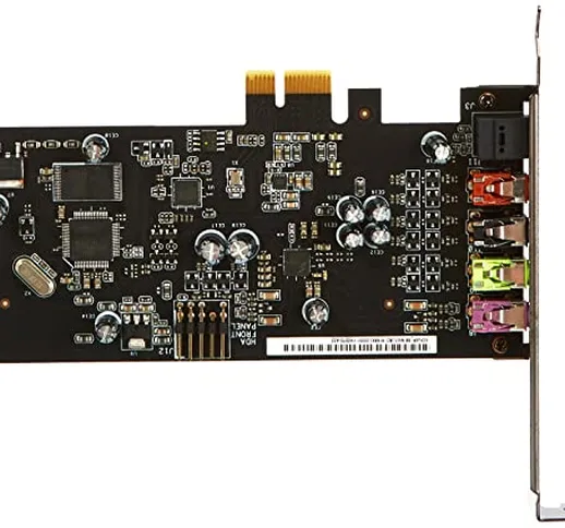 ASUS Xonar SE - Scheda audio da gioco 5.1 PCIe con audio ad alta risoluzione a 192kHz/24 b...