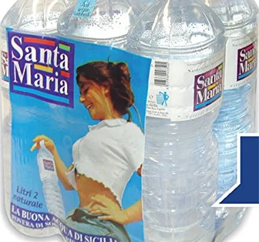Acqua Santa Maria naturale lt. 2 x 6 bottiglie