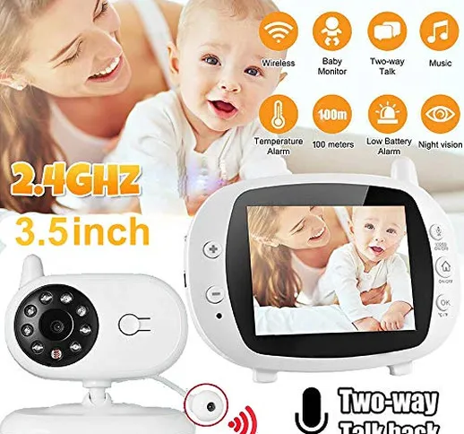 RROWER Baby Monitor Video, Eufy Sicurezza, Baby Monitor Video con la Macchina Fotografica...