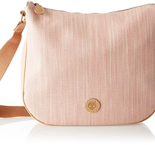 Timberland TB0M5566, Borsa a spalla Donna, Beige (Grenadine), 9x29x34 cm