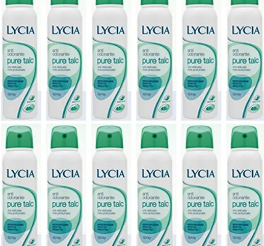 12 x LYCIA Deo Persona Spray Talc 150 ML