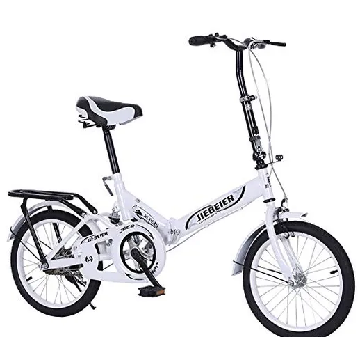 Bicicletta da Studente Bicicletta Pieghevole Donna Adulta Adolescente Studente Cruiser Bik...