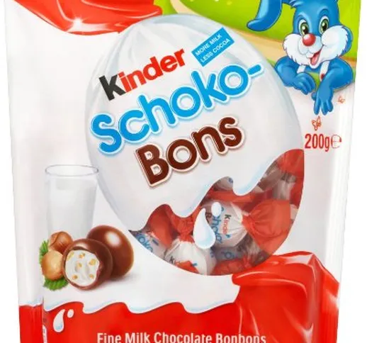 Kinder Schoko BONS, 4 confezioni da 200 grammi, totale 800 grammi