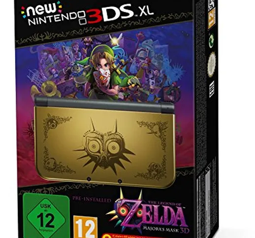 New Nintendo 3DS XL gold inkl. Legend of Zelda: Majora's Mask 3D - [Edizione: Germania]