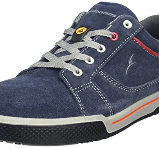 Albatros Freestyle Blue LOW - Scarpe da ginnastica di sicurezza, unisex, per adulti, color...