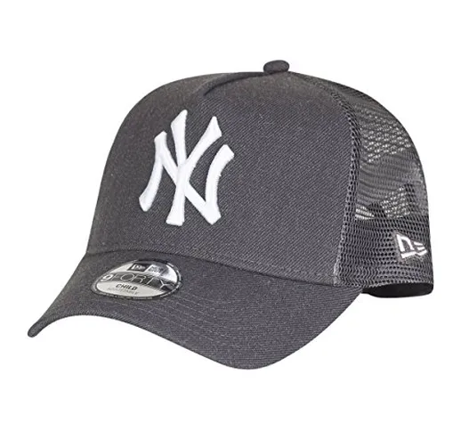 New Era MLB Heather Truck - Cappellino da bambino, regolabile, colore: grigio scuro Carbon...