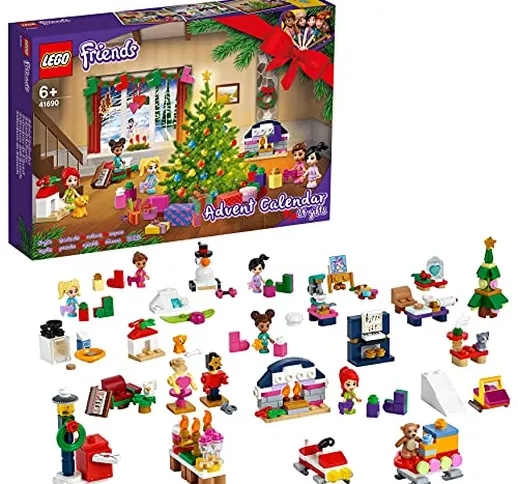 LEGO Friends Calendario dell'Avvento 2021, Mini Costruzioni, Regalo di Natale per Bambini...
