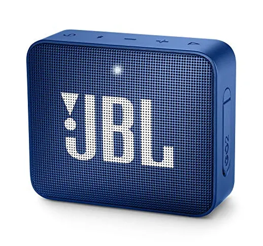 JBL GO2 Blu - Speaker portatile waterproof con connettività Wireless Bluetooth, Vivavoce e...