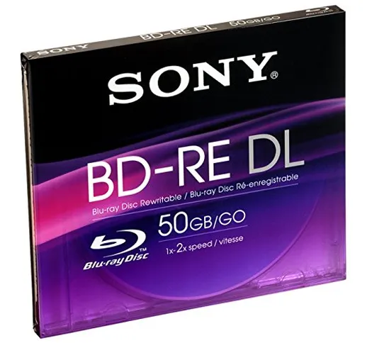 Sony BD-RE 50GB BNE50B Blu-ray riscrivibile (BD-RE) - Confezione da 1