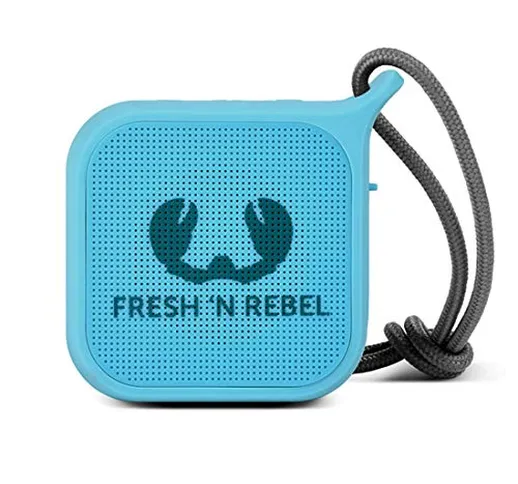 Fresh ‘n Rebel Speaker Bluetooth Rockbox Pebble Sky| Altoparlante portatile wireless e spl...