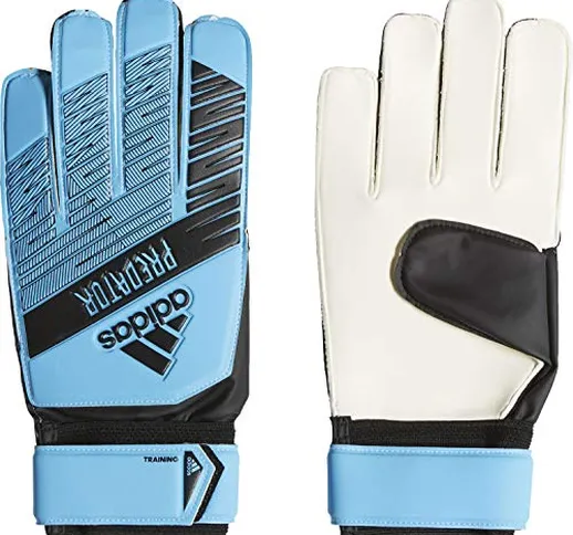 adidas Predator Training, Goalkeeper Gloves Unisex – Adulto, Bright Cyan/Black, 8.5