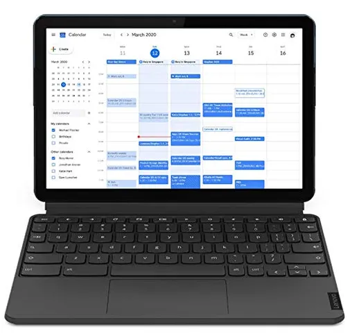 Lenovo IdeaPad Duet Chromebook 2-in-1 - Display 10.1'' Full HD (Processore MediaTek P60T,...