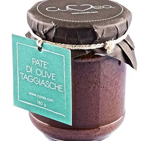 Patè di olive taggiasche - 180 g - Solo 3 Ingredienti: olive taggiasche, olio extravergine...