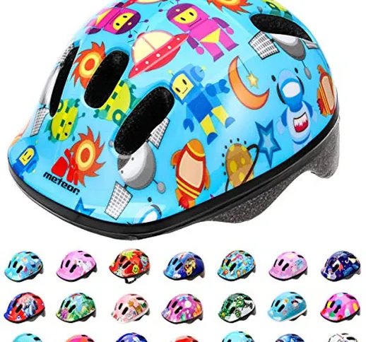 meteor Casco Bici ideale per bambini e adolescenti Caschi perfetto per Downhill Enduro Cic...