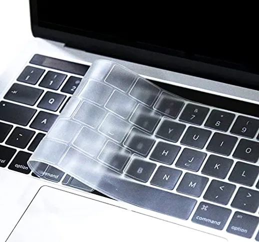 MOSISO TPU Tastiera Copertura Compatibile con MacBook PRO con Touch Bar 13/15 Pollici (201...