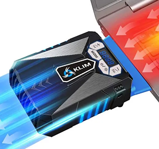 KLIM™ Cool Universal Raffreddatore per PC Portatile – Ventola ad Alte Prestazioni per Una...