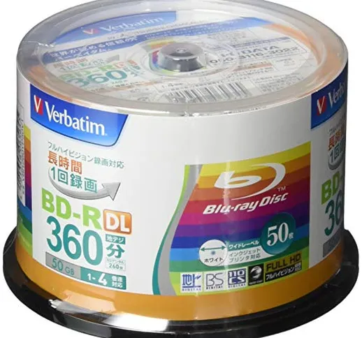 Verbatim VBR260YP50V1 50GB BD-R DL disco vergine Blu-Ray