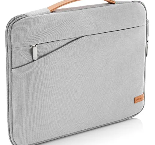 deleyCON Borsa per Notebook Laptop a 15,6" (39,62cm) Custodia Protettiva Realizzato in Rob...
