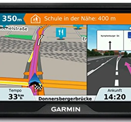 Garmin Drive 61 CE LMT-S Navigatore 6", Mappa Europa Centrale, Aggiornamento a Vita e Serv...