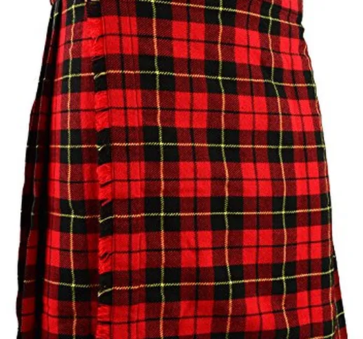 Hamilton Kilts Uomo Scozzese Gonnellino Kilt Tradizionale Montanaro Vestito - Wallace, W32