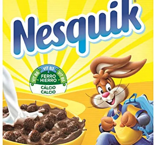 Cereales Nestlé Nesquik de Desayuno Integral Chocolateado 375gr