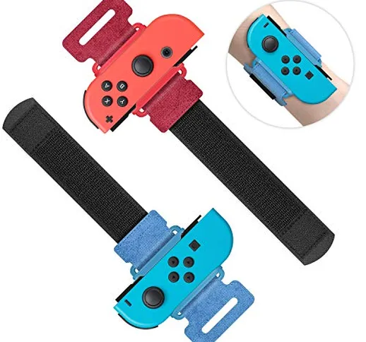 MENEEA Braccialetti per Just Dance 2022 2021 2020 2019 Compatibile con Nintendo Switch/Swi...