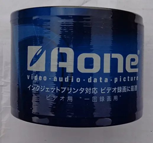 100 x Aone DVD-R 4,7 GB 120 Min 16 x, stampabile (Logo)