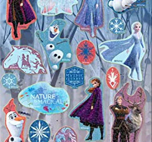 Paper Projects 9123700 Frozen - Confezione di 2 adesivi