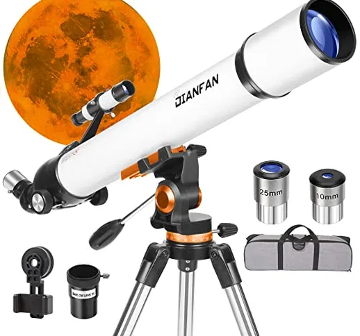 Telescopio,Telescopio Astronomico Professionale Adulti, Apertura 70 mm e Focale 700 mm Tel...