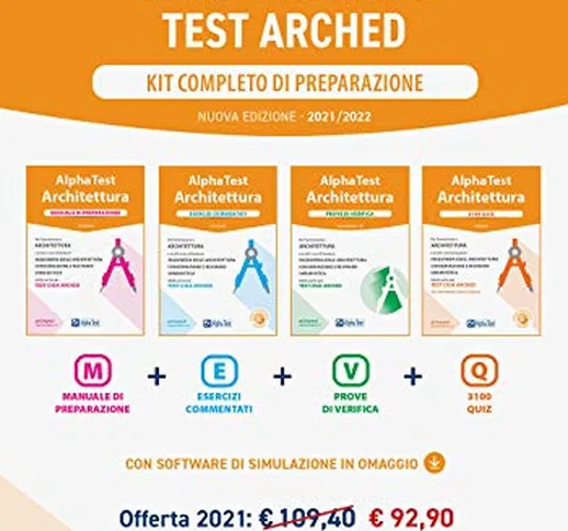 Alpha Test. Architettura. Kit completo di preparazione. Nuova ediz. Con software di simula...