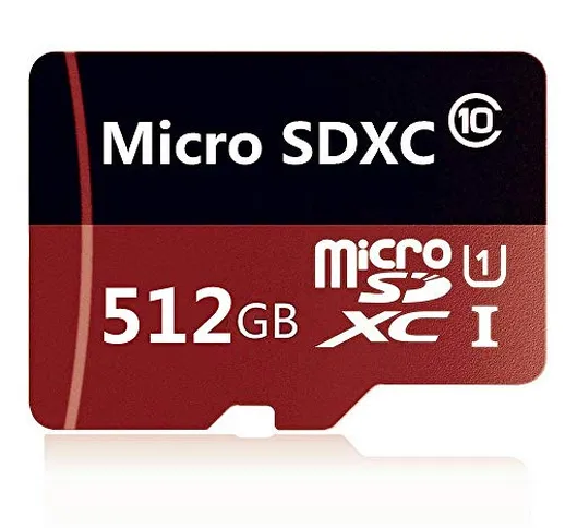 Scheda di memoria Micro SD SDXC da 400 GB/512 GB/1024 GB + adattatore SD per fotocamere, t...
