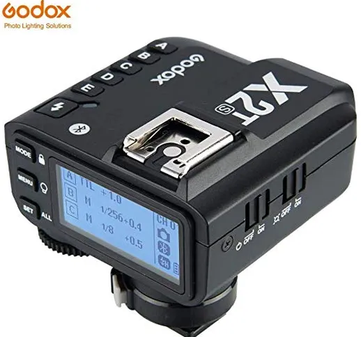 Godox X2T-S TTL - Trigger flash wireless per fotocamera Sony con connessione Bluetooth 1/8...