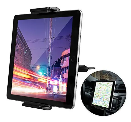 EEEKit Supporto per Tablet per Auto con Slot per CD, Supporto per Telefono Universale per...