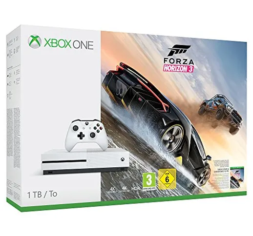 Xbox One S 1TB Console - Forza Horizon 3 Bundle (Xbox One) - [Edizione: Regno Unito]
