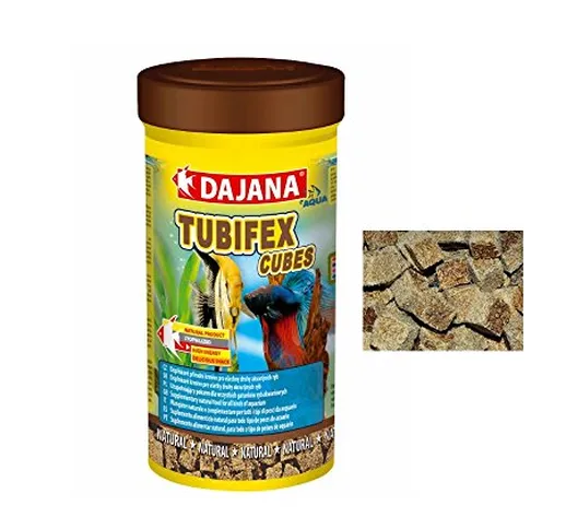 DAJANA MANGIME TUBIFEX CUBES 250 ML - Mangime a cubetti per pesci tropicali