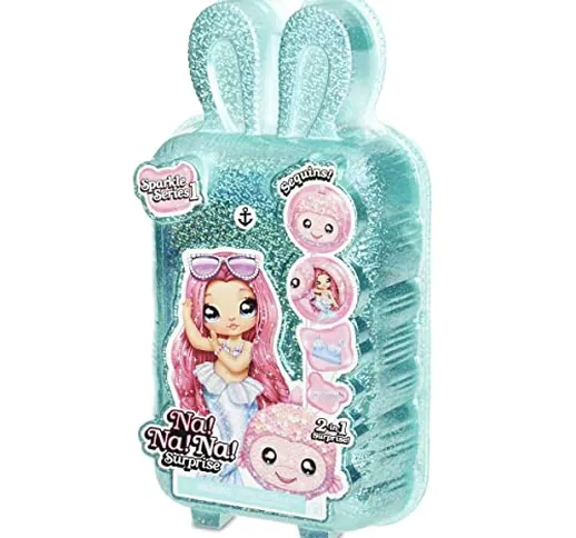 Na! Na! Na! Surprise Bambola alla moda 2 in 1 KRYSTA SPLASH, Borsa con pompon, Bambola sur...