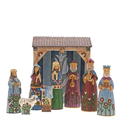 Heartwood Creek By Jim Shore 6001441 Natività, Set da 9 Pezzi