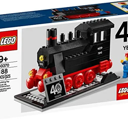 LEGO New 40370 Train Set 40th Anniversary Steam Engine VIP Exclusive 7810